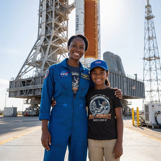 Youth Future Astronaut Tee – Black Girl