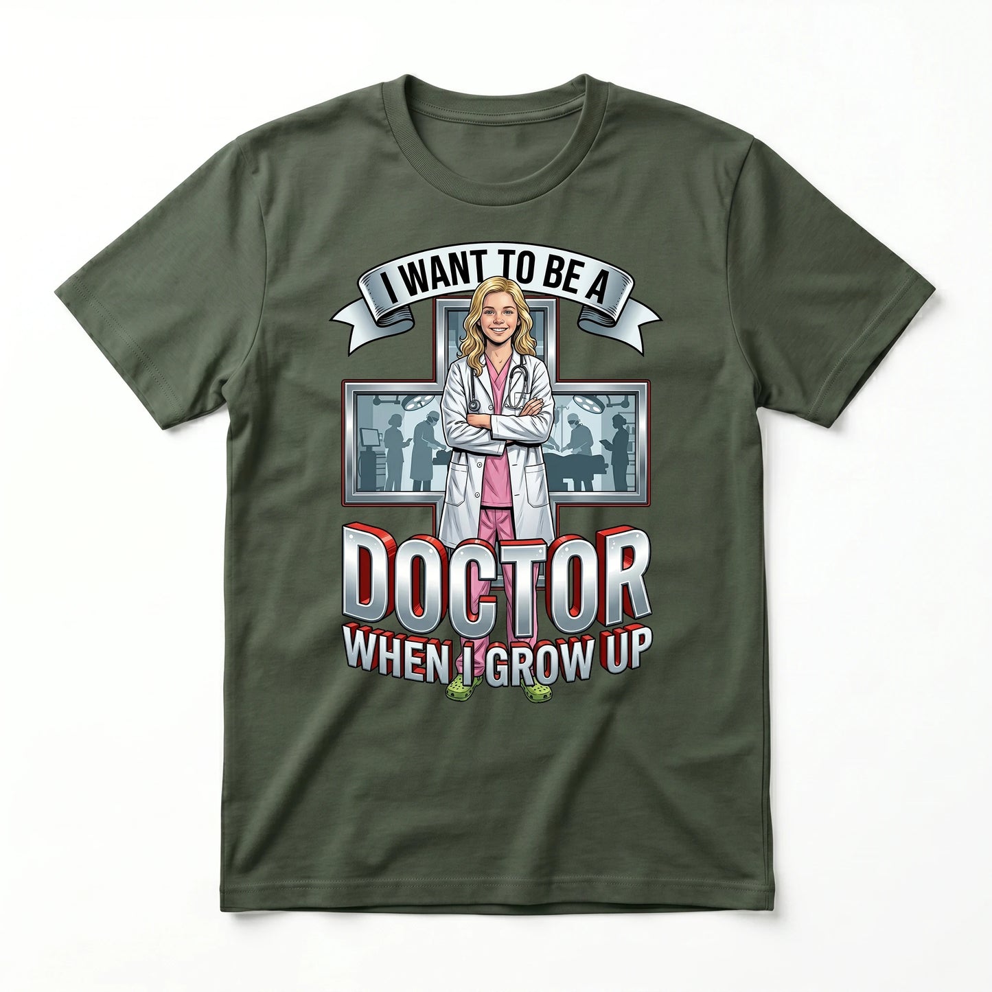 Future Doctor Tee – White Girl