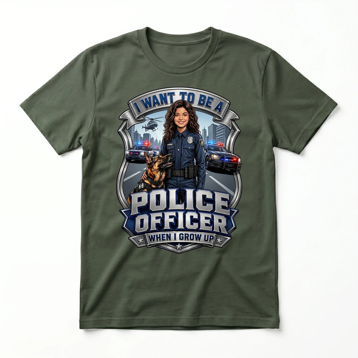 Future Police Officer Tee – Latina Girl