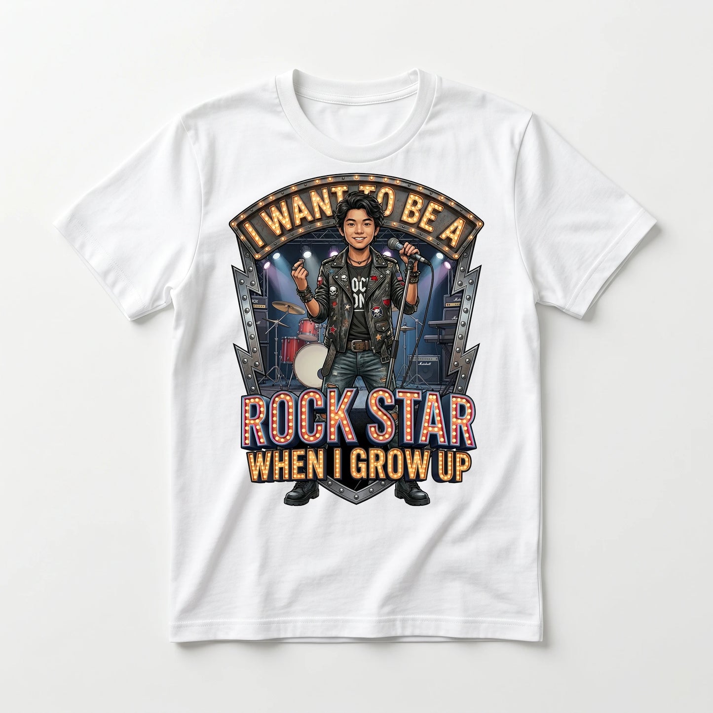 Youth Future Rock Star Tee – Asian Boy