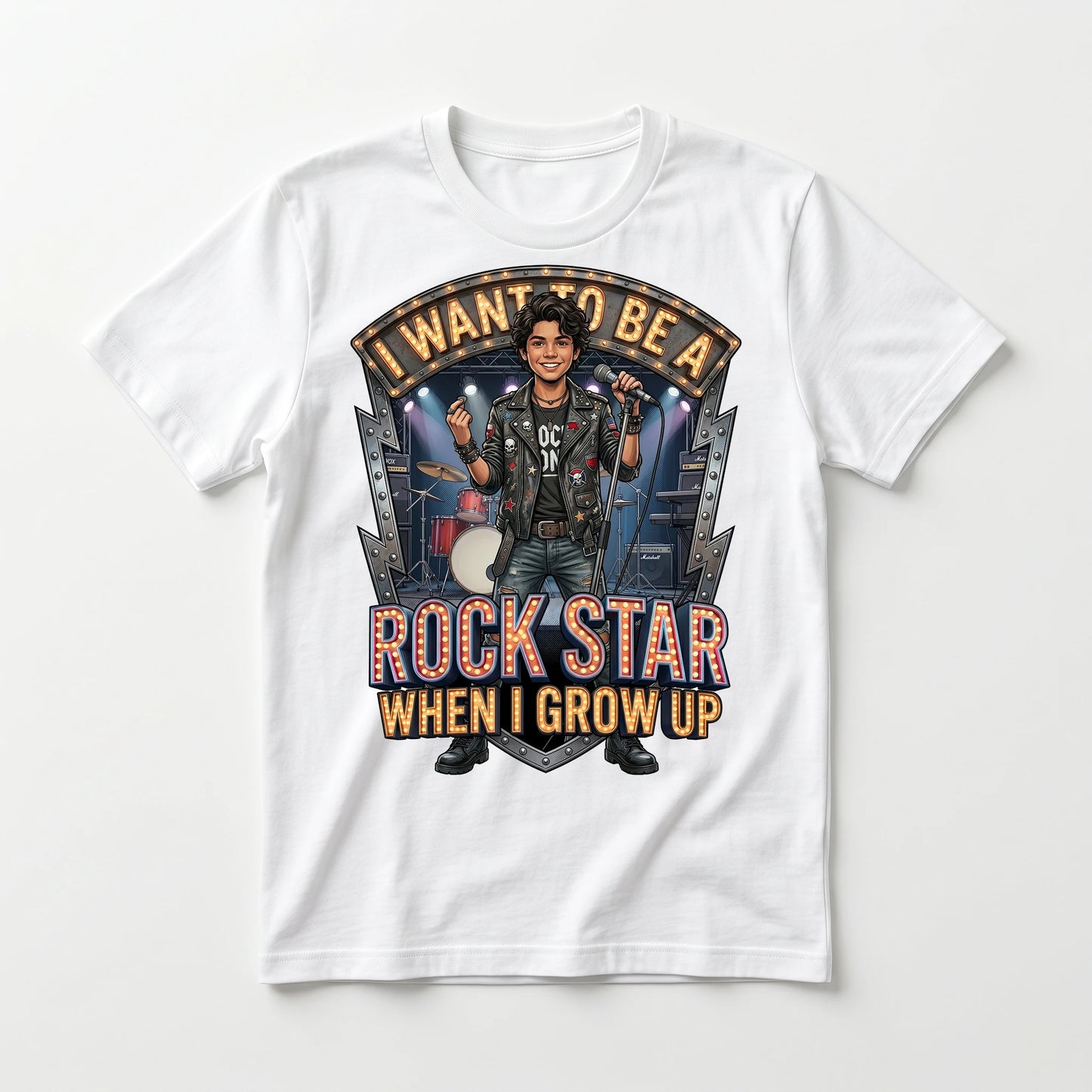 Youth Future Rock Star Tee – Latino Boy