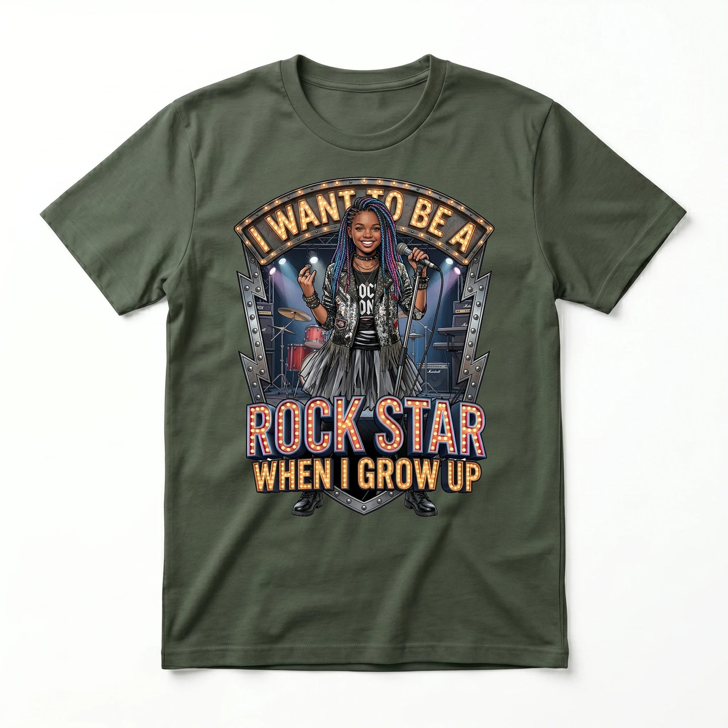 Future Rock Star Tee – Black Girl
