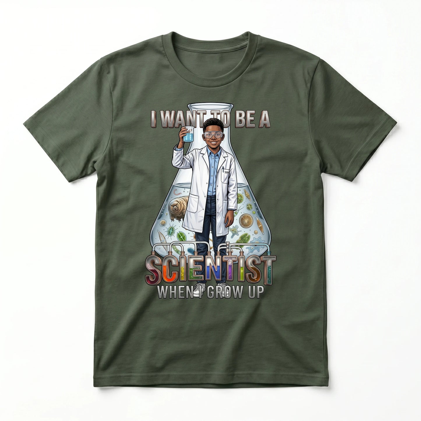 Future Scientist Tee – Black Boy