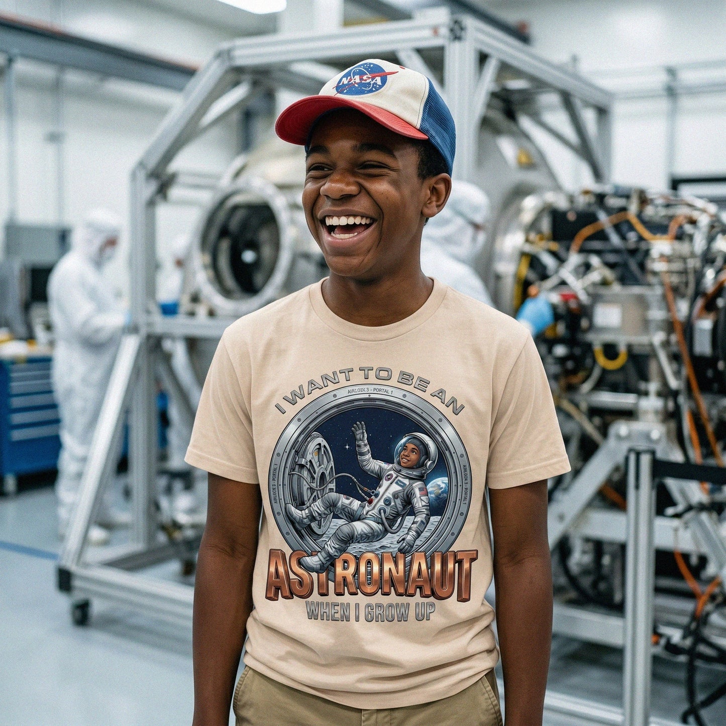 Future Astronaut Tee – Black Boy