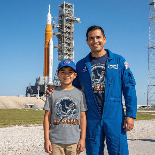 Youth Future Astronaut Tee – Latino Boy