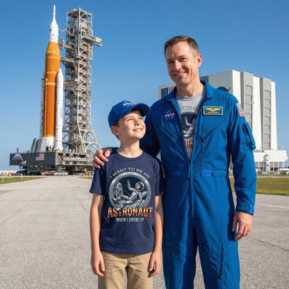 Youth Future Astronaut Tee – White Boy