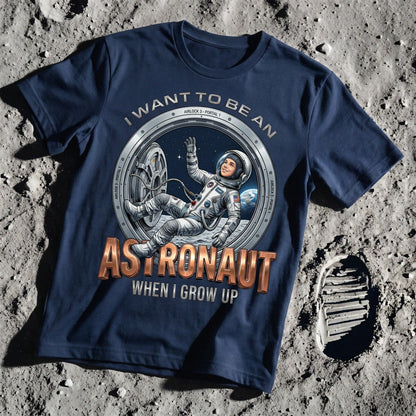 Youth Future Astronaut Tee – White Boy