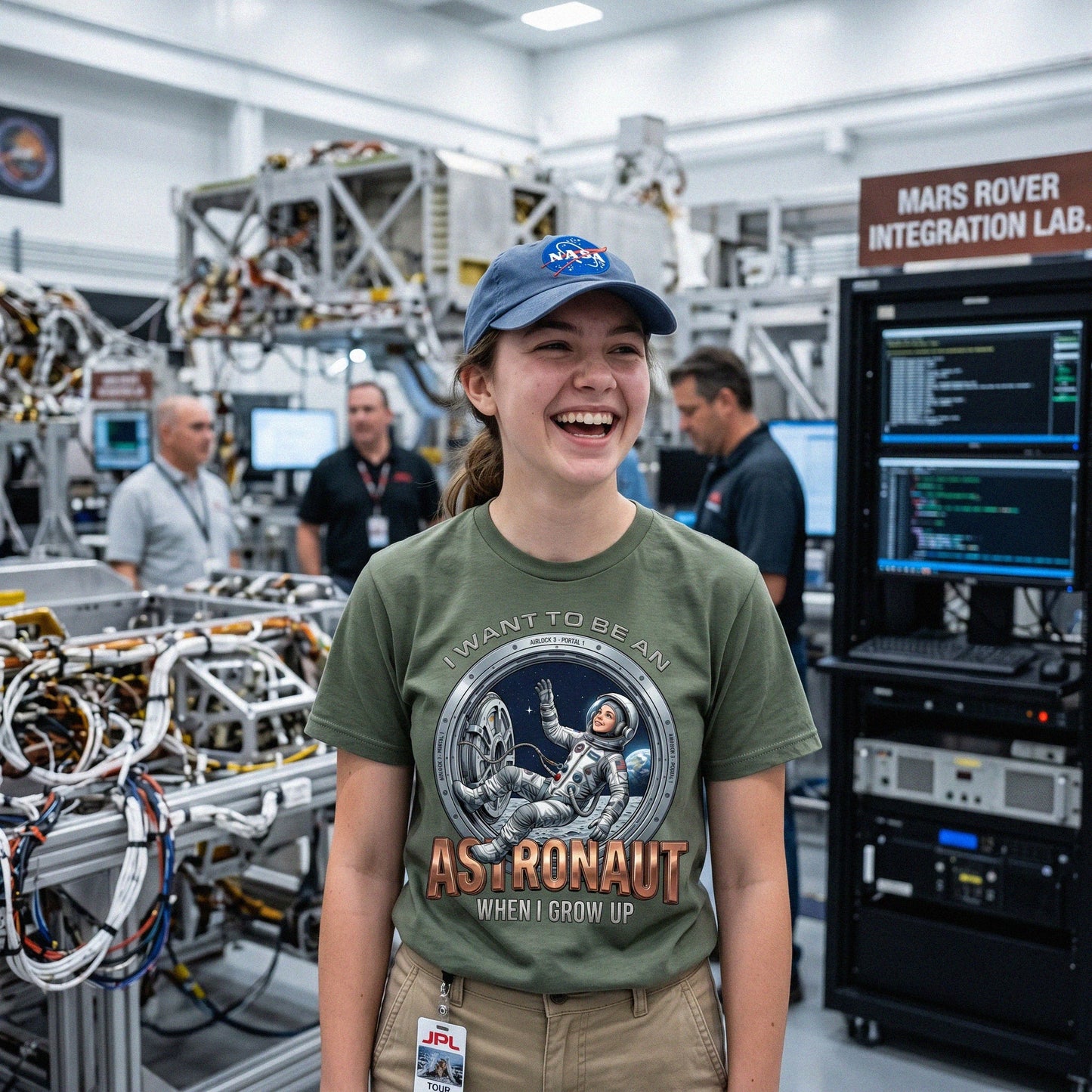 Future Astronaut Tee – White Girl