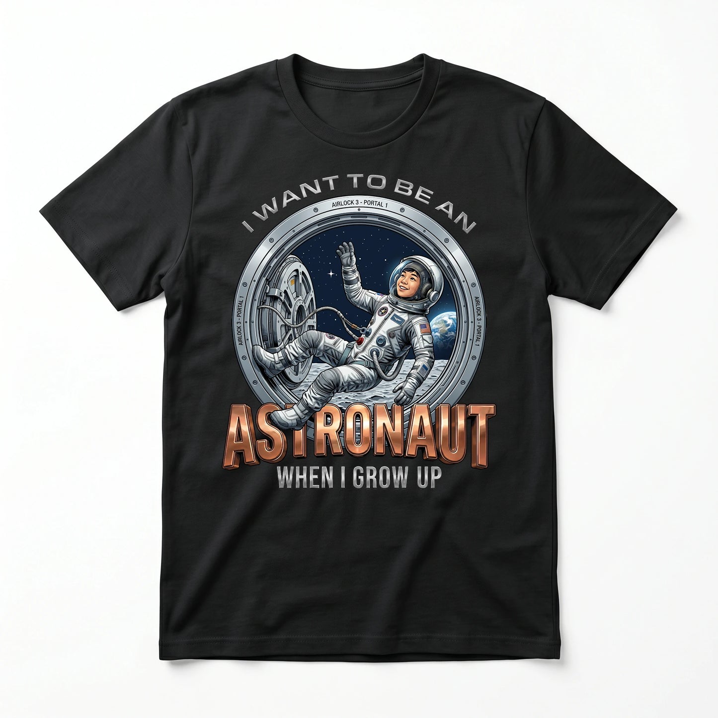 Youth Future Astronaut Tee – Asian Boy