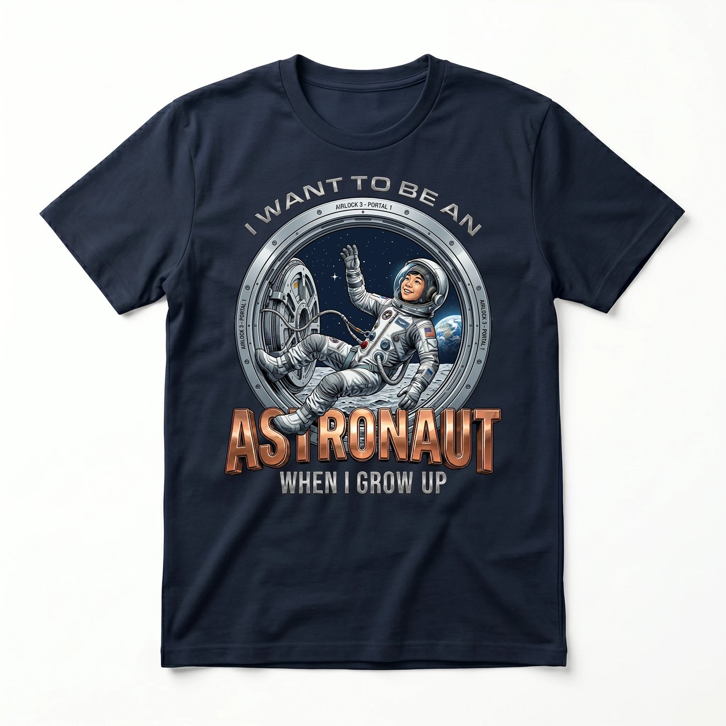 Youth Future Astronaut Tee – Asian Boy