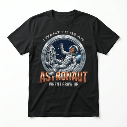 Youth Future Astronaut Tee – Black Boy