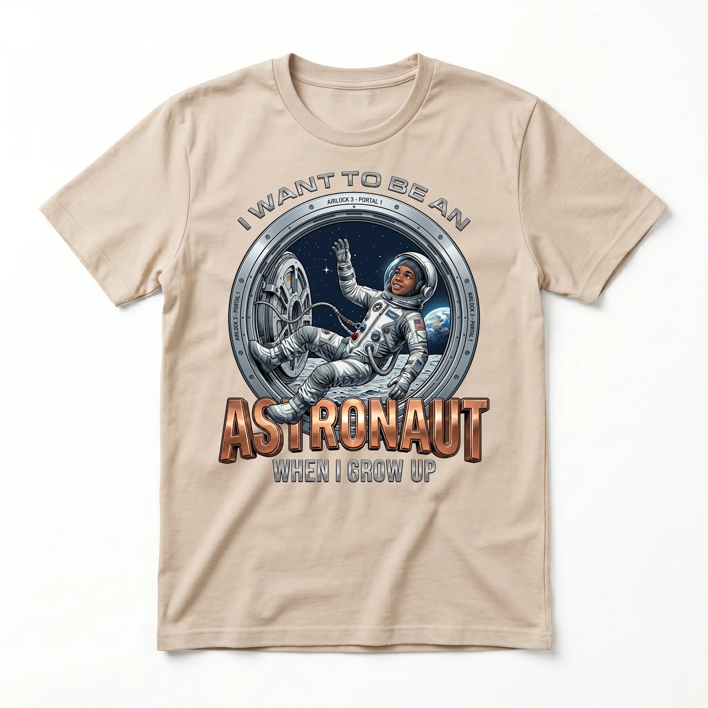 Future Astronaut Tee – Black Boy