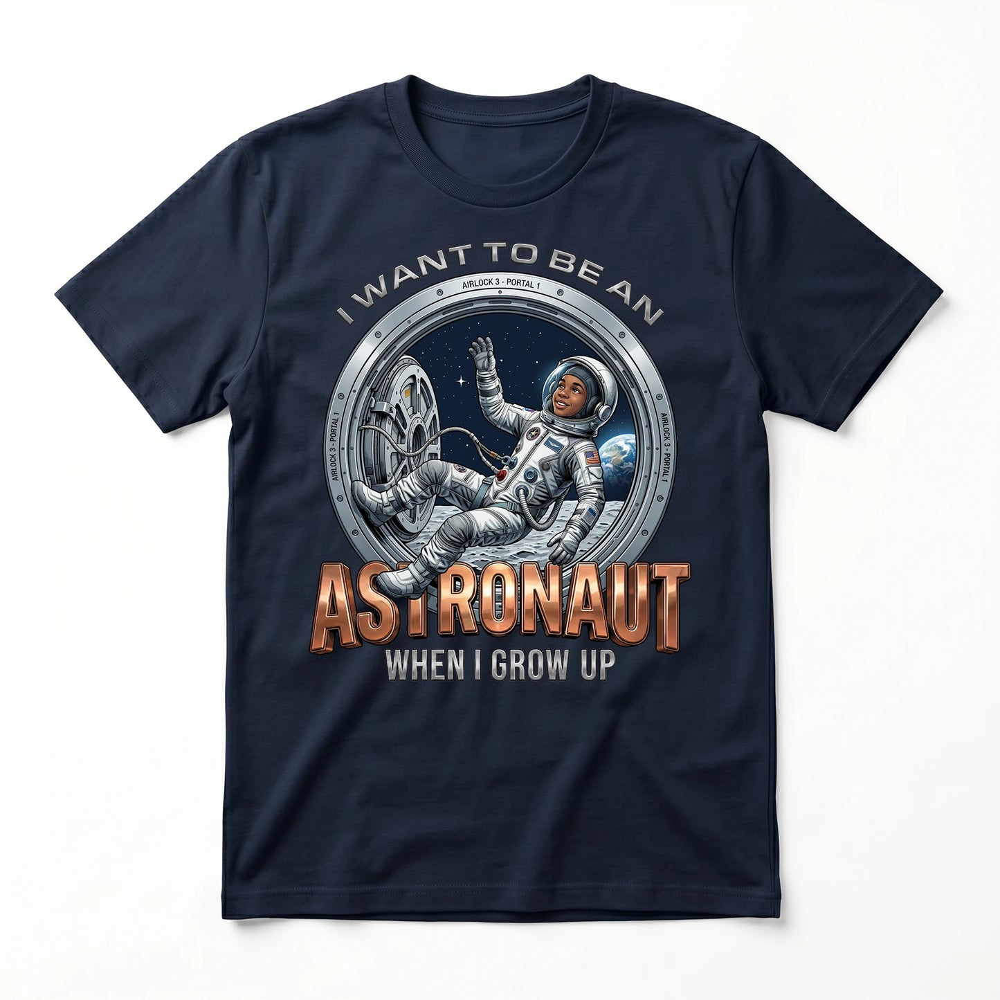 Future Astronaut Tee – Black Boy
