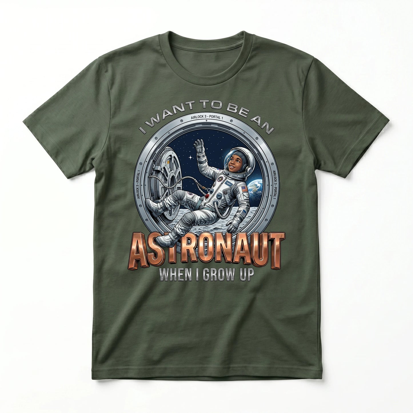Future Astronaut Tee – Black Boy