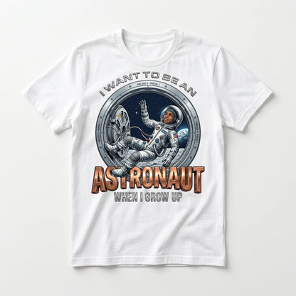 Youth Future Astronaut Tee – Black Boy