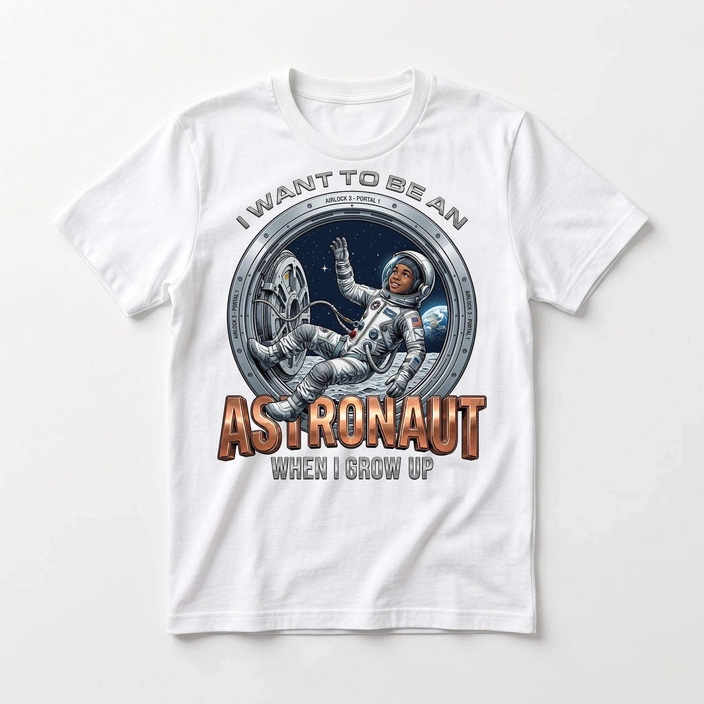 Future Astronaut Tee – Black Boy