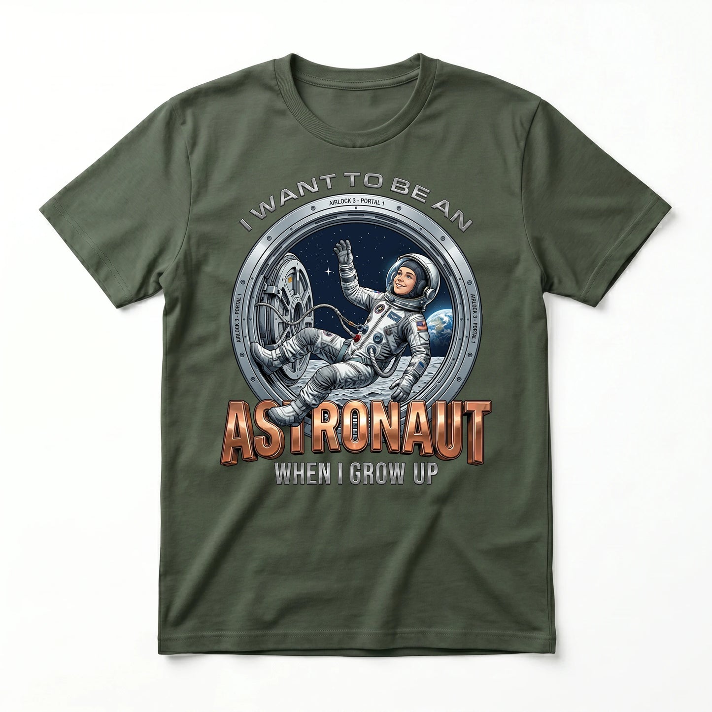 Future Astronaut Tee – White Boy