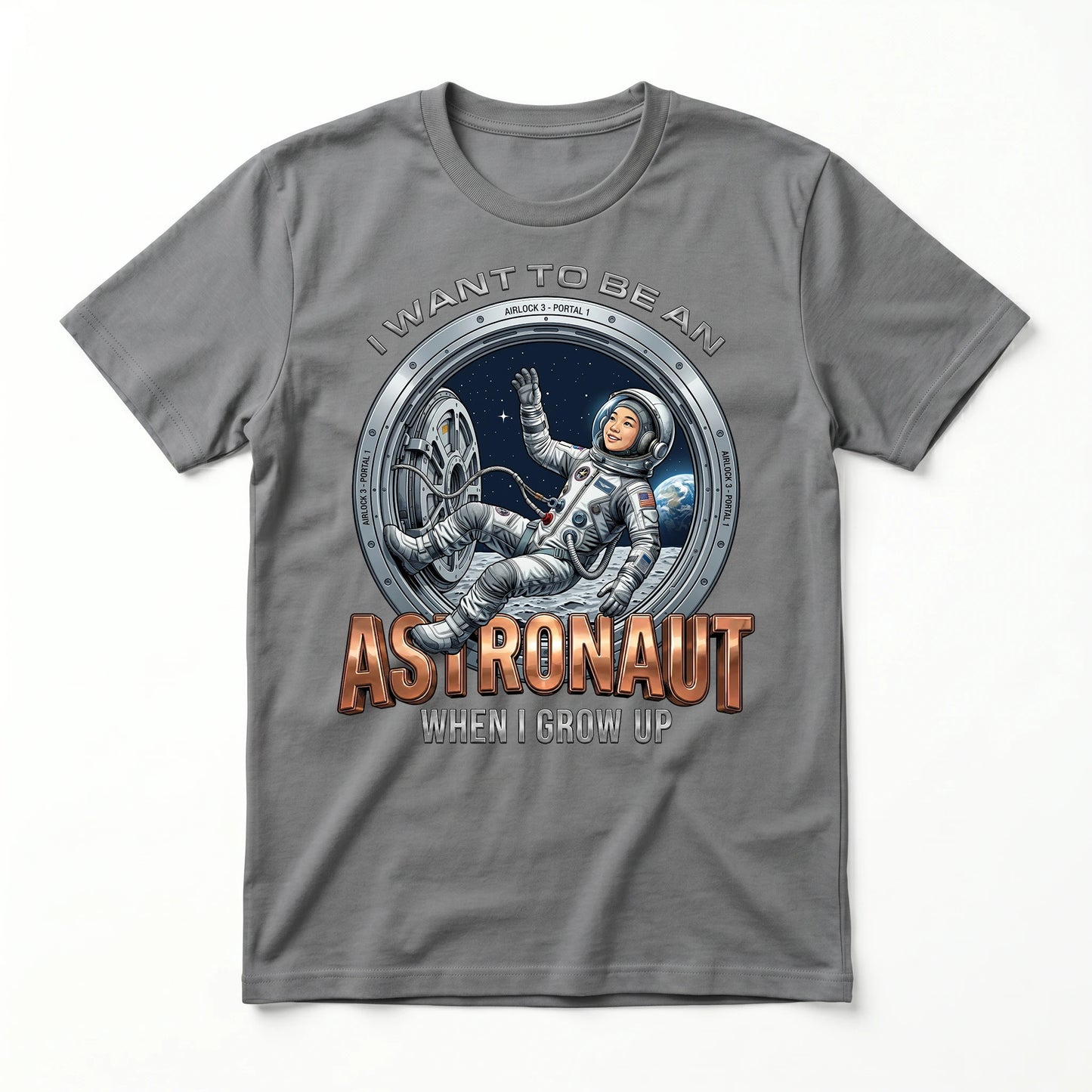 Future Astronaut Tee – Asian Girl