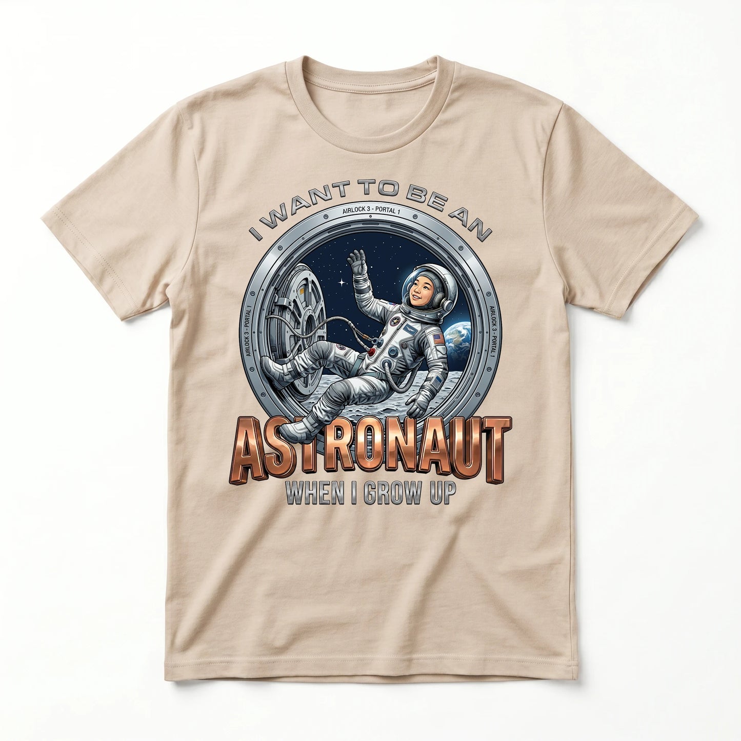 Future Astronaut Tee – Asian Girl