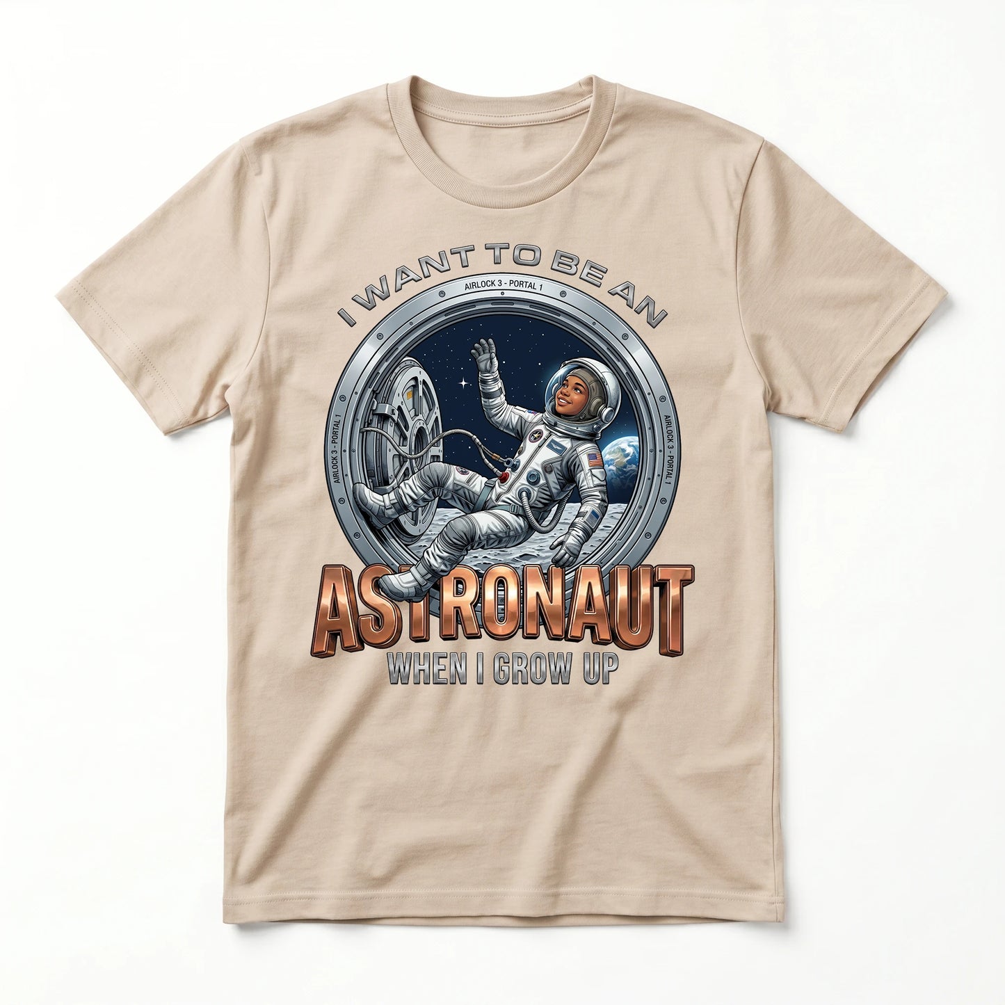 Future Astronaut Tee – Black Girl