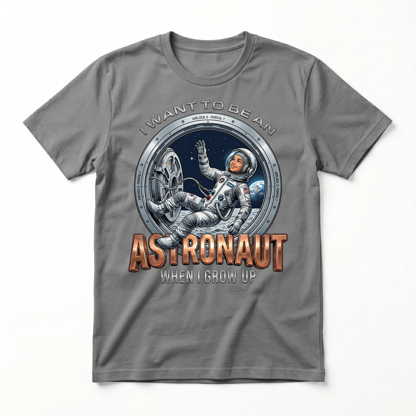 Youth Future Astronaut Tee – Latina Girl