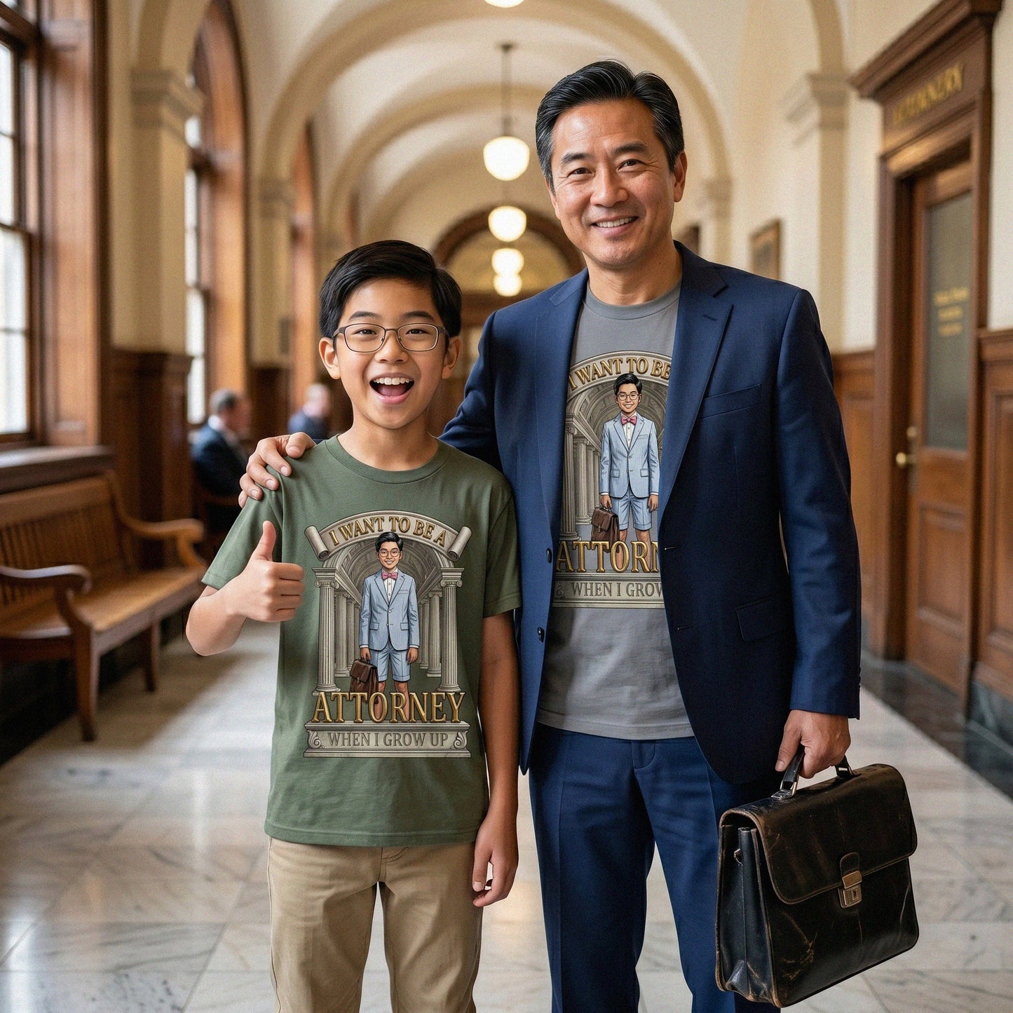 Youth Future Attorney Tee – Asian Boy