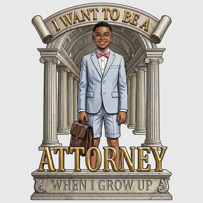 Future Attorney Tee – Black Boy