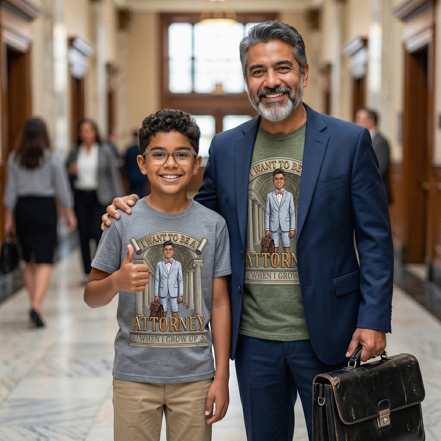 Youth Future Attorney Tee – Latino Boy
