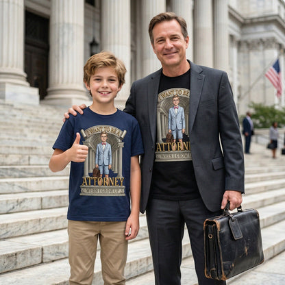 Youth Future Attorney Tee – White Boy