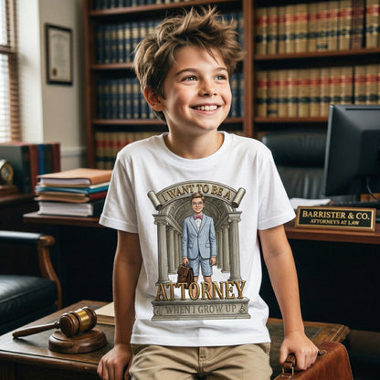 Youth Future Attorney Tee – White Boy