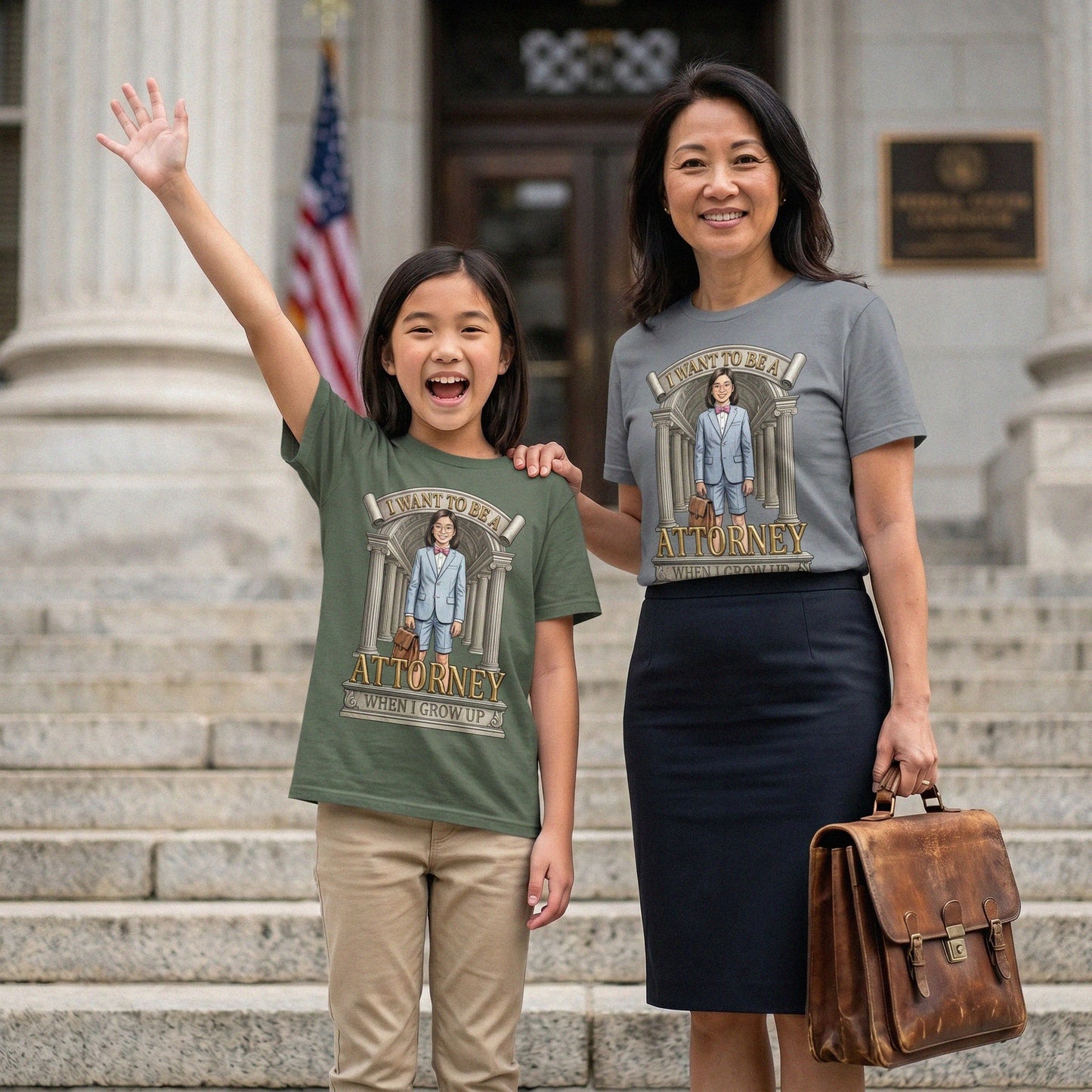 Youth Future Attorney Tee – Asian Girl