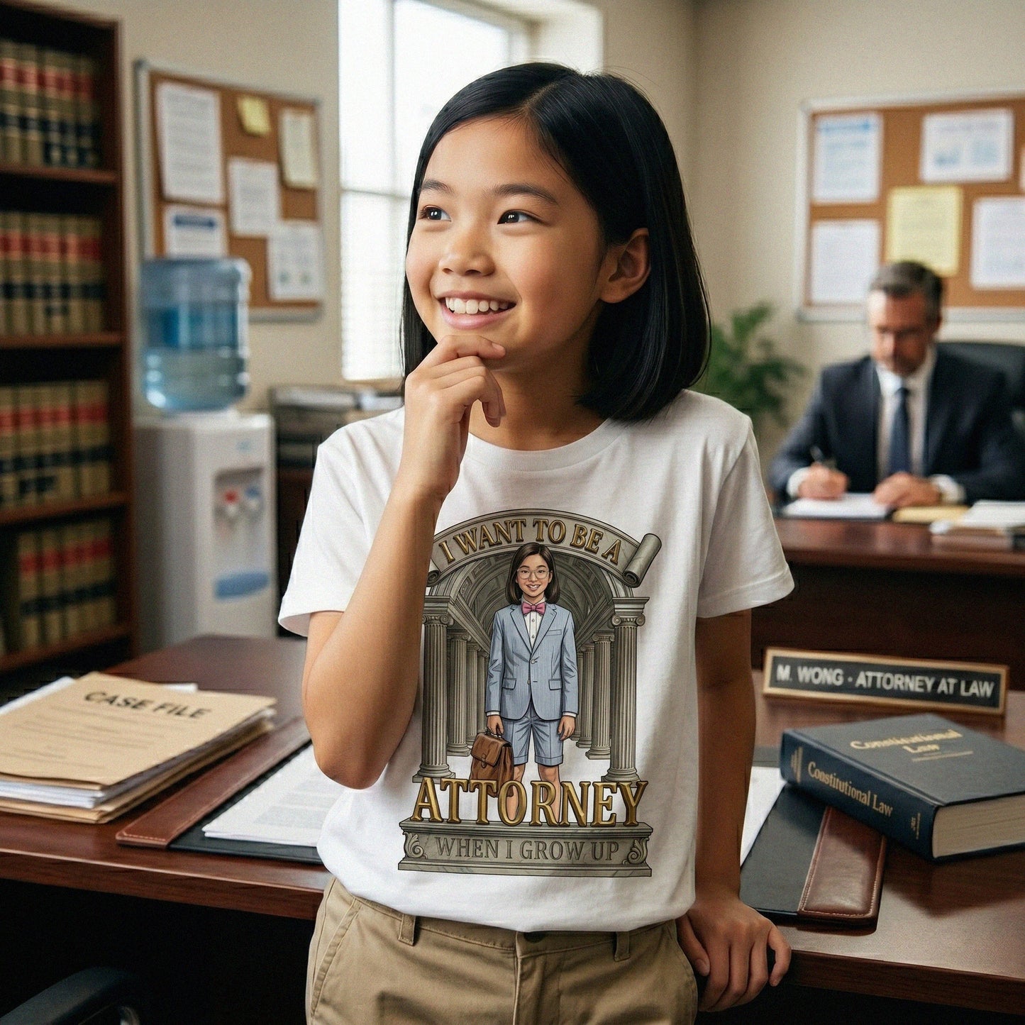 Youth Future Attorney Tee – Asian Girl
