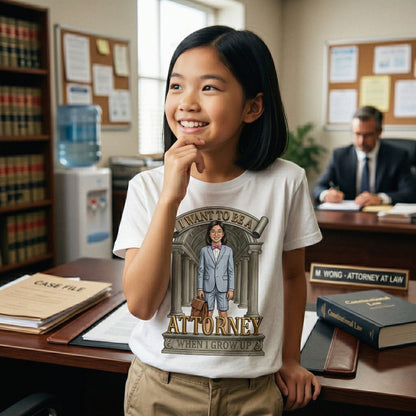 Youth Future Attorney Tee – Asian Girl