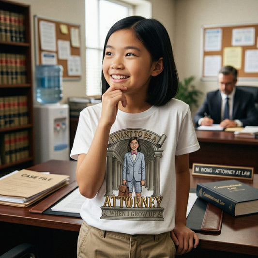 Youth Future Attorney Tee – Asian Girl