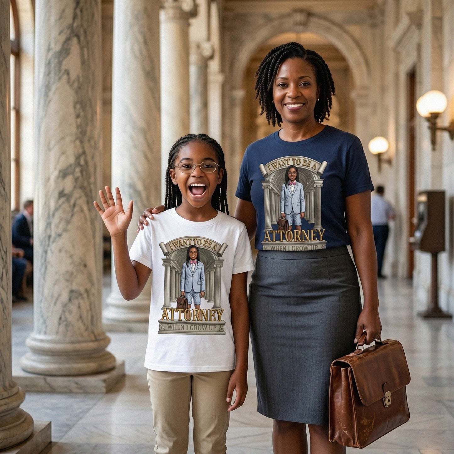 Youth Future Attorney Tee – Black Girl
