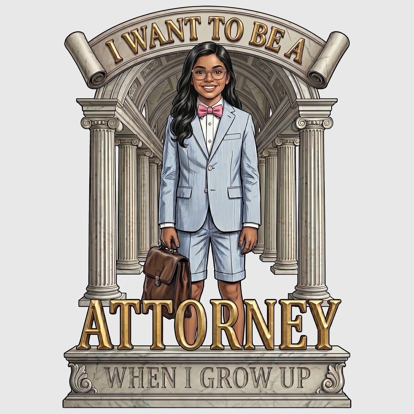 Future Attorney Tee – Latina Girl