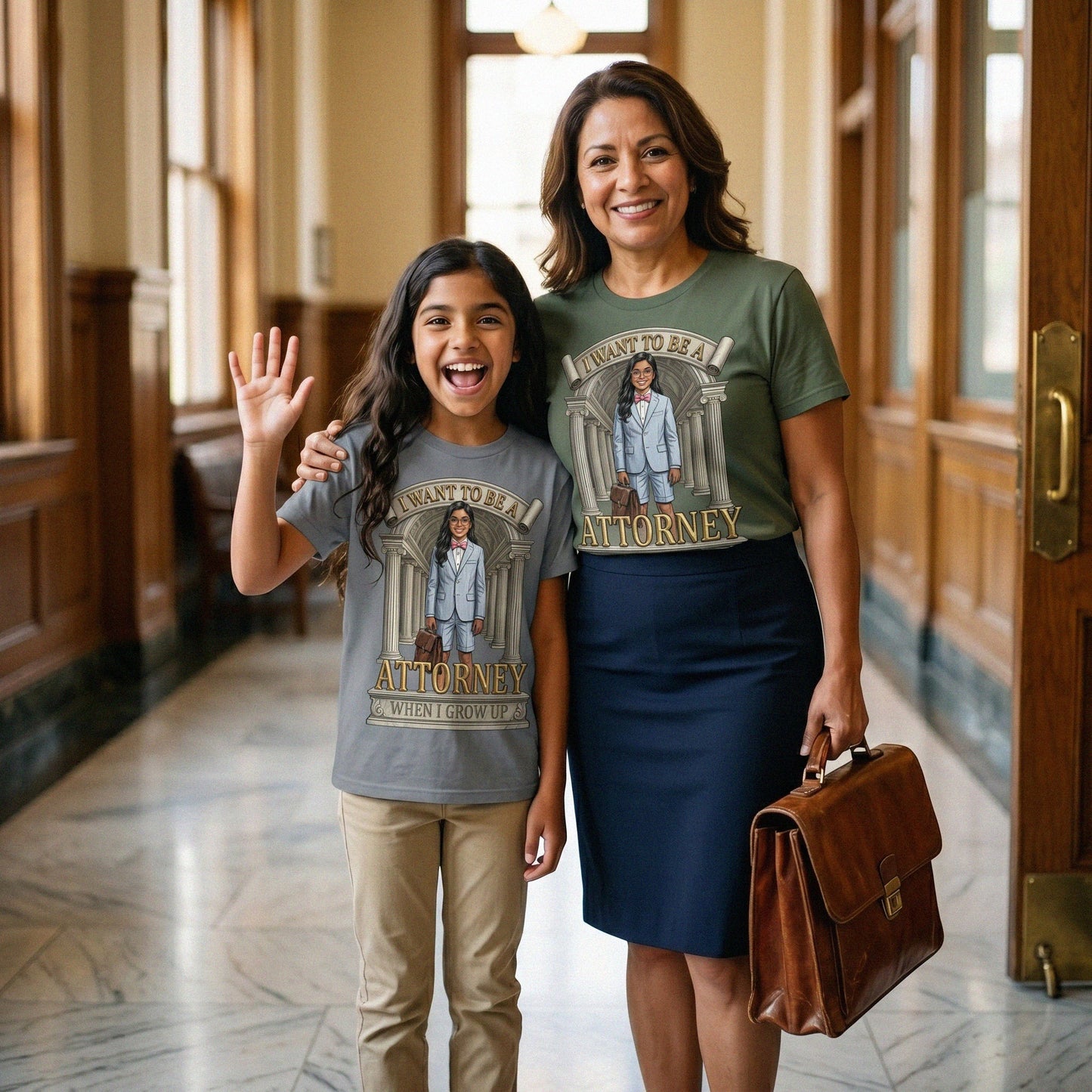 Youth Future Attorney Tee – Latina Girl