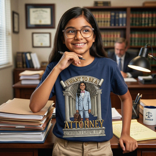 Youth Future Attorney Tee – Latina Girl