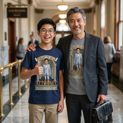 Future Attorney Tee – Asian Boy