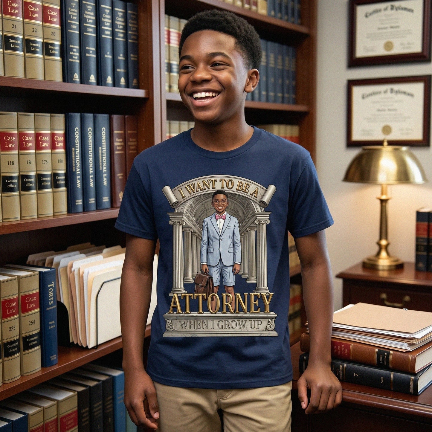 Future Attorney Tee – Black Boy