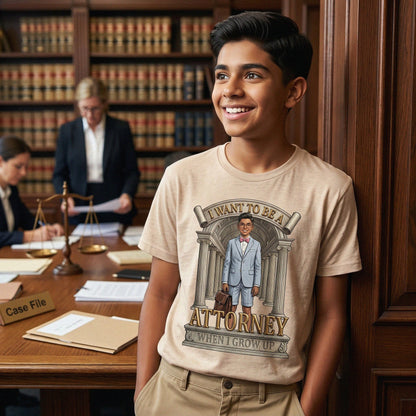 Future Attorney Tee – Latino Boy