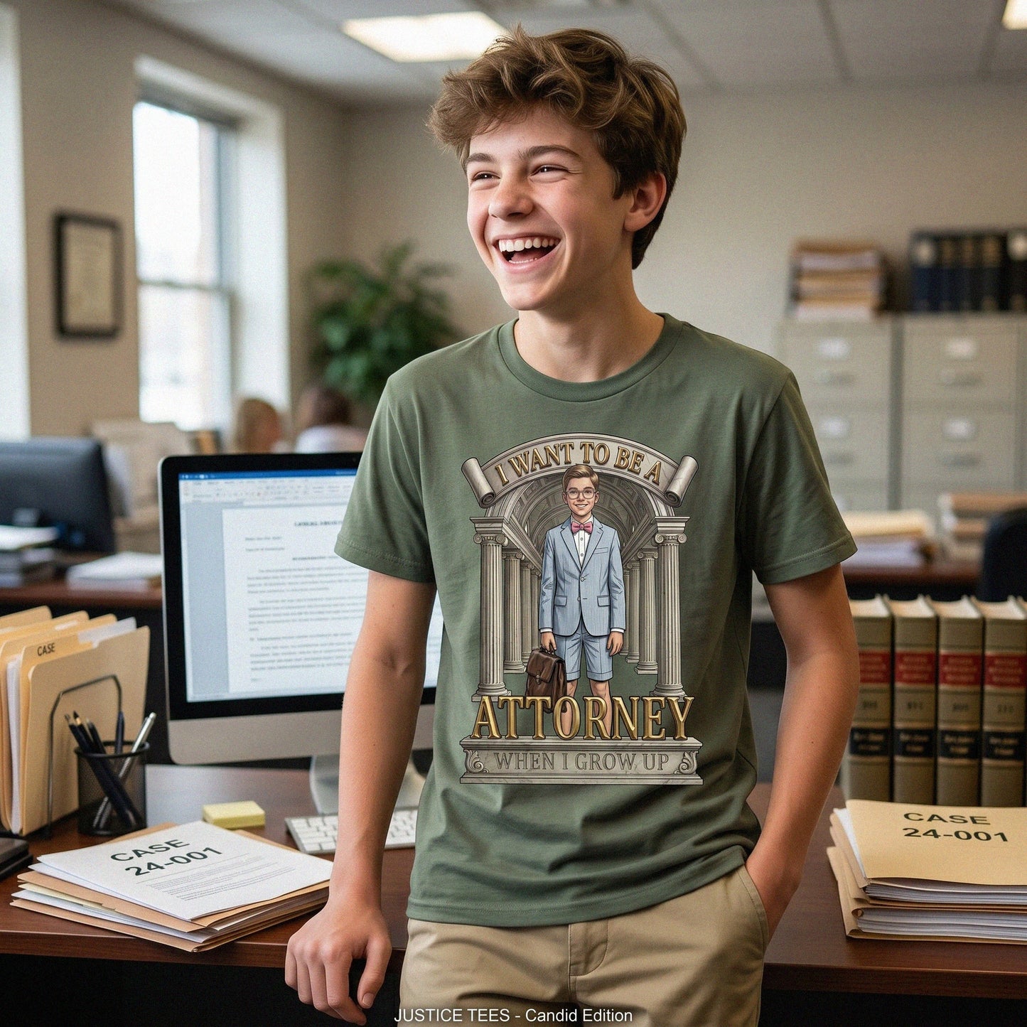 Future Attorney Tee – White Boy