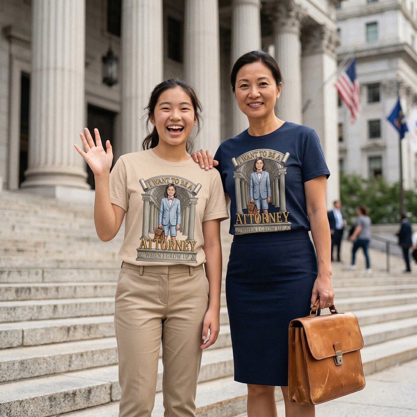 Future Attorney Tee – Asian Girl