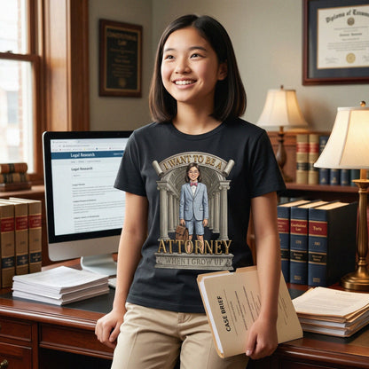 Future Attorney Tee – Asian Girl