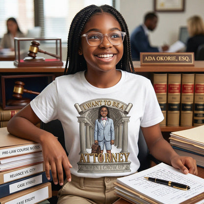 Future Attorney Tee – Black Girl