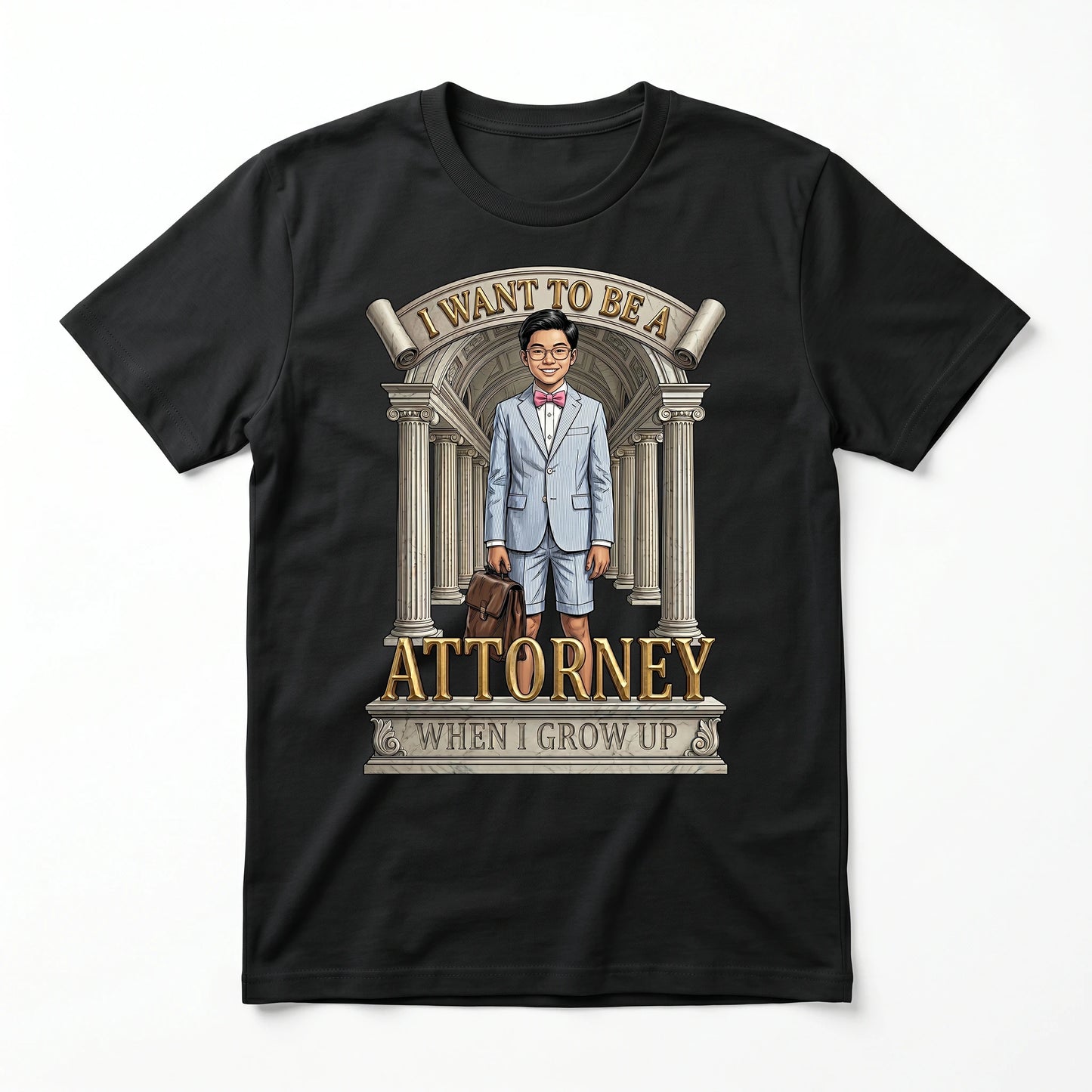 Future Attorney Tee – Asian Boy
