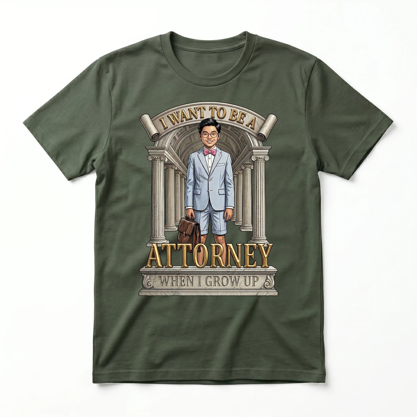 Future Attorney Tee – Asian Boy