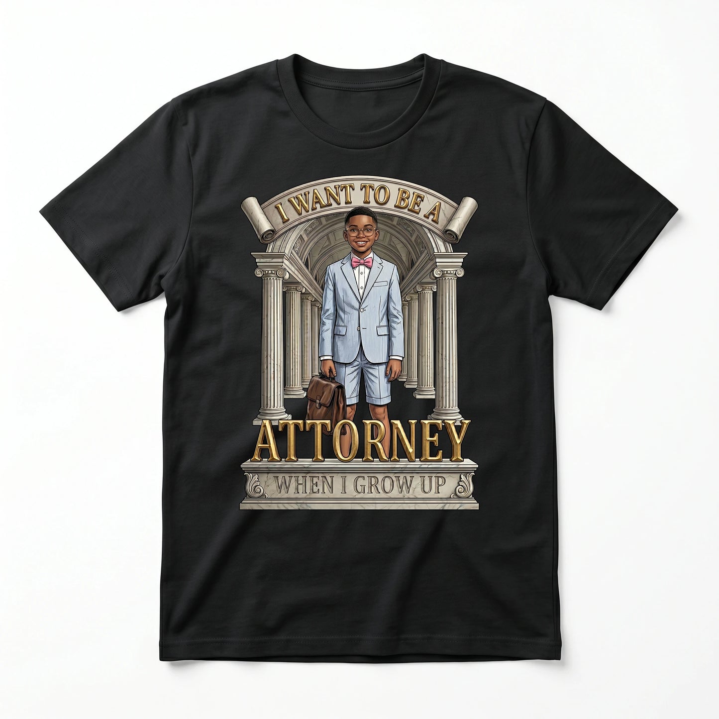 Future Attorney Tee – Black Boy