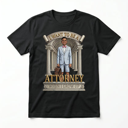 Future Attorney Tee – Black Boy