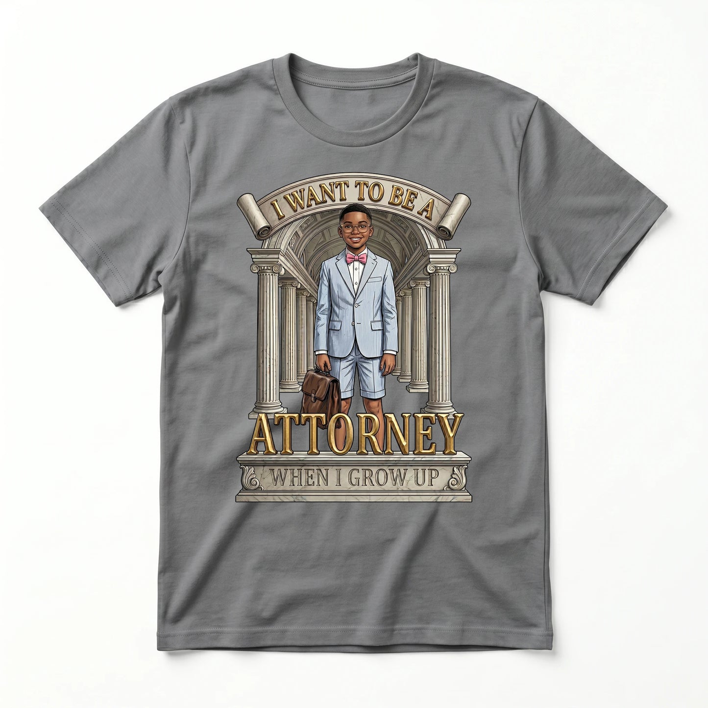 Future Attorney Tee – Black Boy